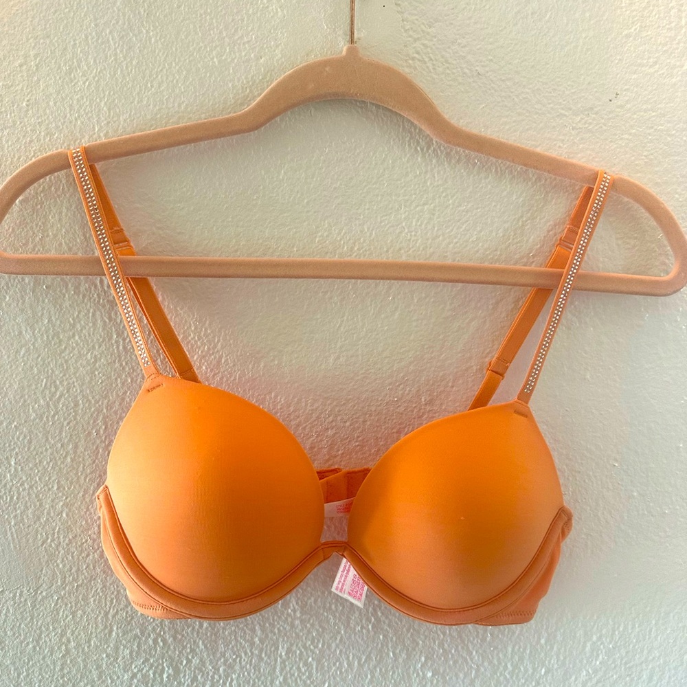 Pink bra